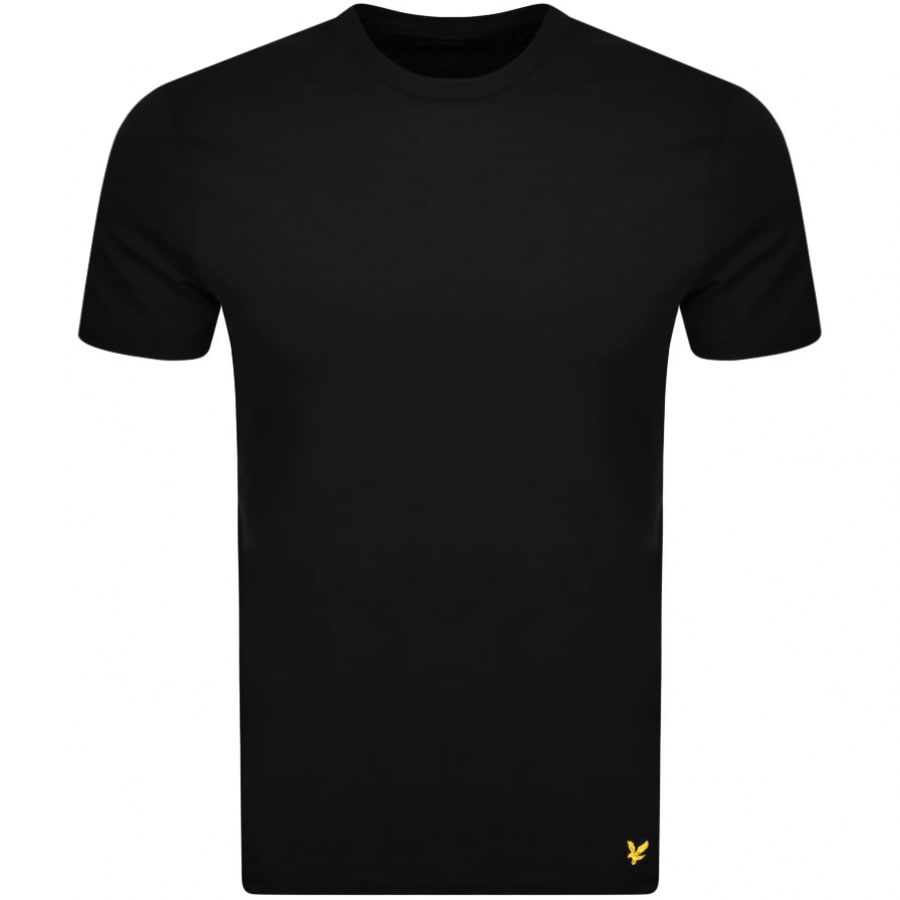 Alternative Image for ProductLyle And Scott Three Lounge Pack T Shirts Black2